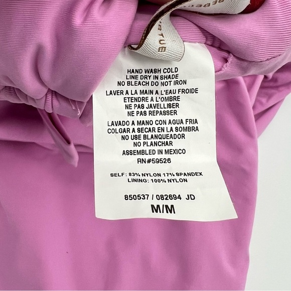 BECCA Women’s Solid Pink Nylon One-Piece Swimsuit – Medium - Picture 8 of 9